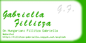 gabriella fillitza business card